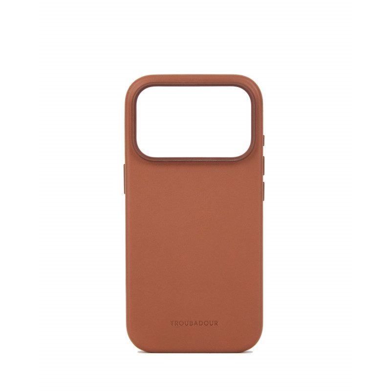 Mujjo Troubadour leren hoesje voor Apple iPhone 18 Pro / 17 Pro, MagSafe, lichtbruin