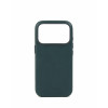 Mujjo Troubadour leren hoesje voor Apple iPhone 18 Pro / 17 Pro, MagSafe, obsidiaangroen