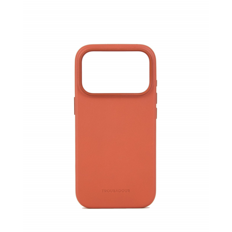 Mujjo Troubadour leren hoesje voor Apple iPhone 18 Pro / 17 Pro, MagSafe, terracotta