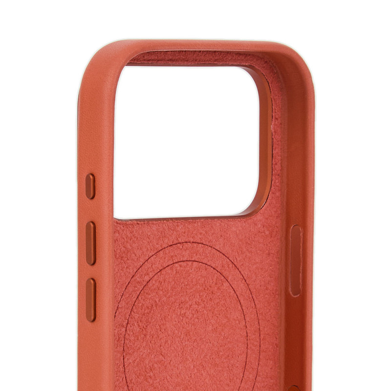 Mujjo Troubadour leren hoesje voor Apple iPhone 18 Pro / 17 Pro, MagSafe, terracotta