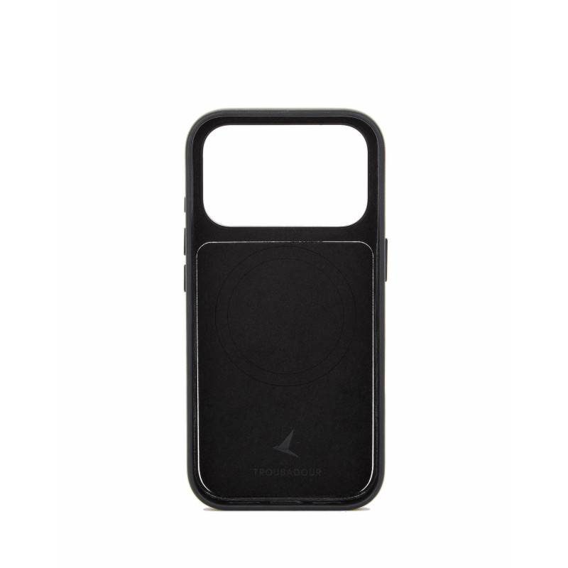 Mujjo Troubadour Modular leren hoesje voor Apple iPhone 18 Pro / 17 Pro, MagSafe, zwart