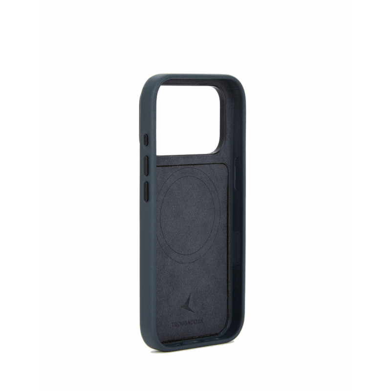 Mujjo Troubadour Modular leren hoesje voor Apple iPhone 18 Pro / 17 Pro, MagSafe, basalt