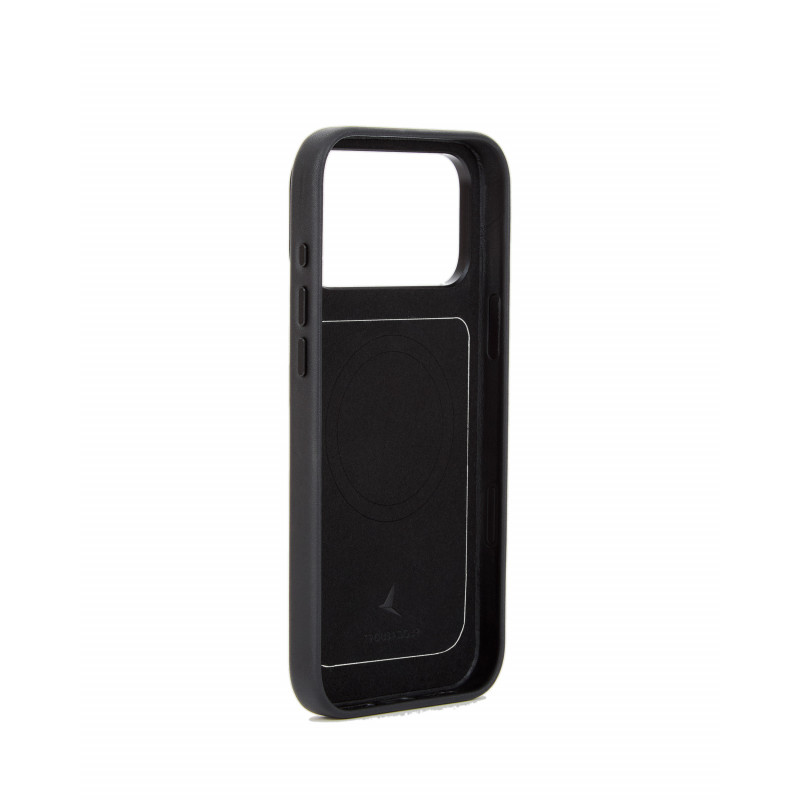 Mujjo Troubadour Modular Leather Case leren hoesje voor Apple iPhone 18 Pro Max / 17 Pro Max, MagSafe, zwart
