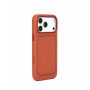 Mujjo Troubadour Modular Leather Case leren hoesje voor Apple iPhone 18 Pro Max / 17 Pro Max, MagSafe, terracotta