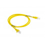Lanberg PCU6-10CC-0100-Y Cat6 U/UTP netwerkkabel, 1 m, geel