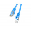 Lanberg PCF6-10CC-0050-B Cat6 F/UTP netwerkkabel, 0,5 m, blauw