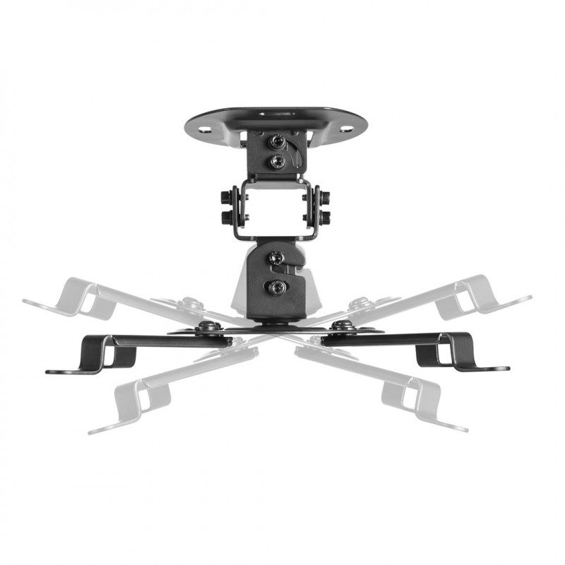 Maclean MC-200 B plafondbeugel voor projectoren, 54–320 mm, tot 13,5 kg, zwart