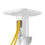 Maclean MC-208 W plafondbeugel voor projectoren, staal, 180–310 mm, tot 15 kg, wit
