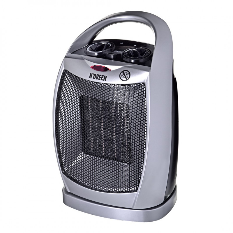 Noveen PTC09 keramische ventilatorkachel, 1500 W, grijs