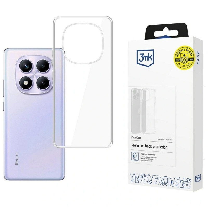 3MK Clear Case Xiaomi Redmi Note 14 Pro 4G hoesje, transparant
