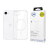 3MK Clear MagCase Apple iPhone 17e / 16e hoesje met MagSafe, transparant