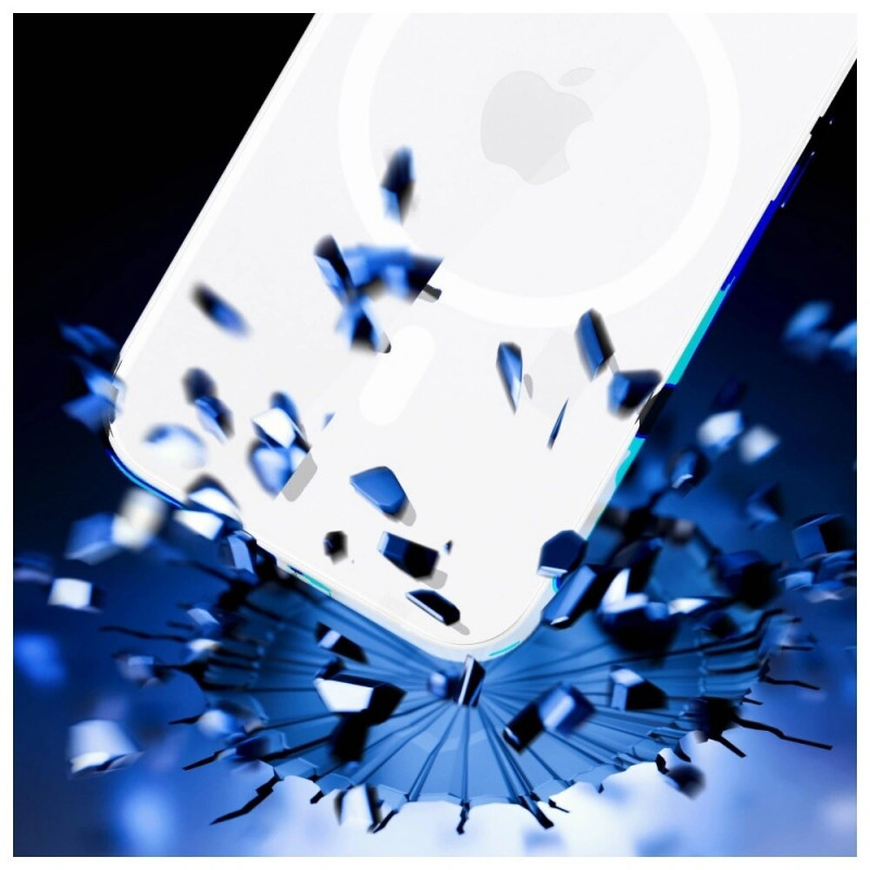 3MK Clear MagCase Apple iPhone 17e / 16e hoesje met MagSafe, transparant