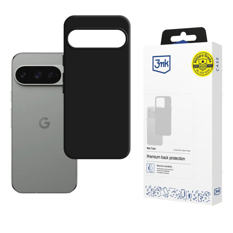 3MK Matt Case hoesje voor Google Pixel 10 / Pixel 10 Pro, zwart
