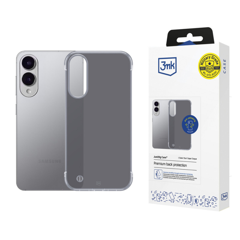 3MK Just20g Matt Case hoesje voor Samsung Galaxy S25 Edge, zwart