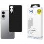 3MK siliconen hoesje voor Samsung Galaxy S25 Edge, zwart