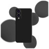 3MK siliconen hoesje voor Samsung Galaxy S25 Edge, zwart