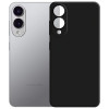 3MK siliconen hoesje voor Samsung Galaxy S25 Edge, zwart