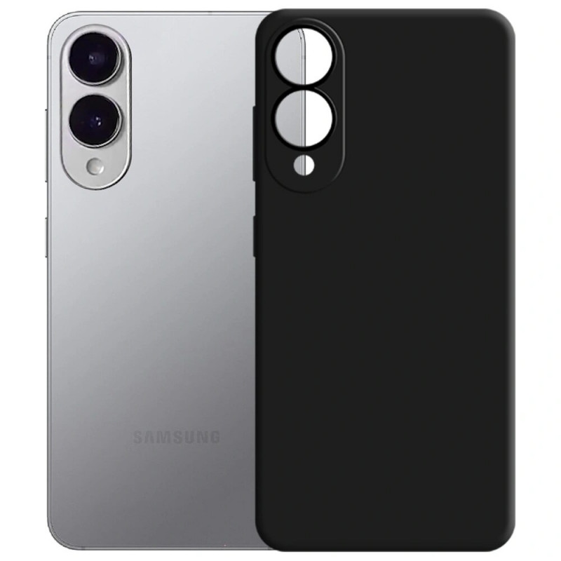3MK siliconen hoesje voor Samsung Galaxy S25 Edge, zwart