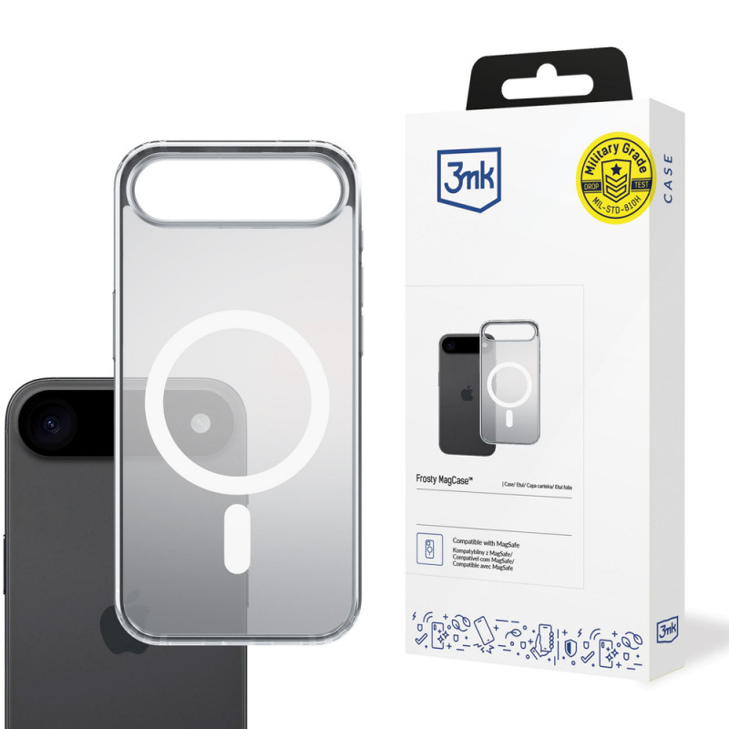 3MK Frosty MagCase hoesje voor Apple iPhone Air, wit