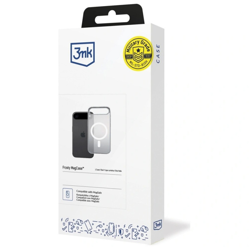 3MK Frosty MagCase hoesje voor Apple iPhone Air, wit
