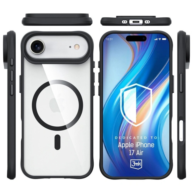 3mk Satin Armor MagCase hoesje voor Apple iPhone Air, wit