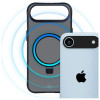 3mk Smoke Case Mag&Stand hoesje voor Apple iPhone Air, zwart