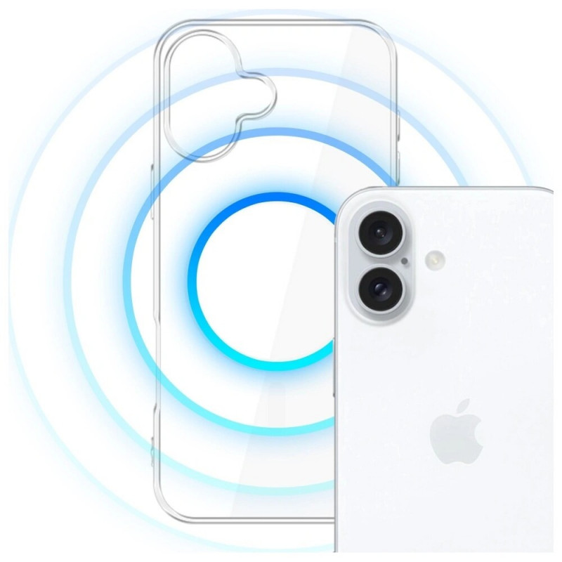 3MK Clear MagCase hoesje voor Apple iPhone 17, transparant