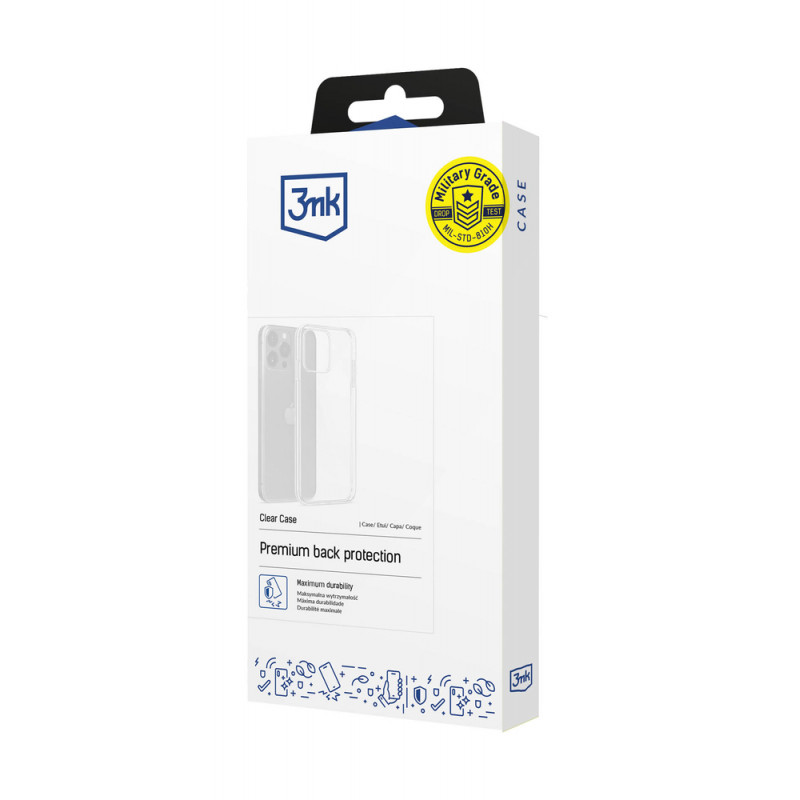 3mk Clear Case beschermend hoesje voor Apple iPhone 17 Pro / 18 Pro, transparant