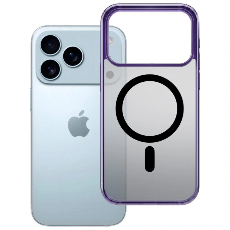 3mk Frosty MagCase hoesje voor Apple iPhone 17 Pro Max, paars