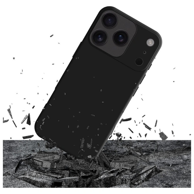 3mk Matt Case Pro hoesje voor Apple iPhone 17 Pro Max, mat zwart