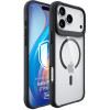 3mk Satin Armor MagCase hoesje voor Apple iPhone 17 Pro Max, transparant zwart