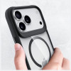3mk Satin Armor MagCase hoesje voor Apple iPhone 17 Pro Max, transparant zwart