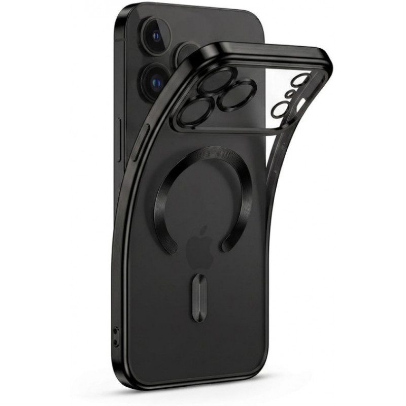 Tech-Protect MagFlex MagSafe hoesje voor Apple iPhone 17 Pro / 18 Pro, glanzend zwart