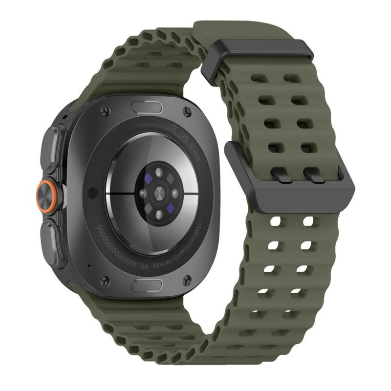 Tech-Protect Iconband Pro bandje voor Samsung Galaxy Watch Ultra 1 / 2 (2024-2026), 47 mm, legergroen