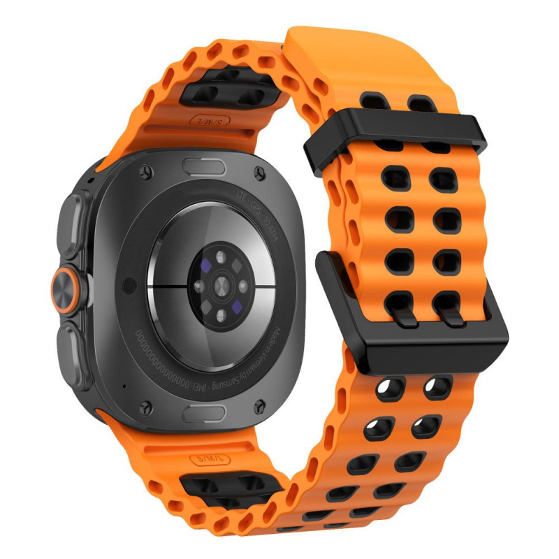 Tech-Protect Iconband Pro bandje voor Samsung Galaxy Watch Ultra 1 / 2 (2024-2026), 47 mm, oranje/zwart