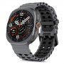 Tech-Protect Iconband Pro bandje voor Samsung Galaxy Watch Ultra 1 / 2 (2024-2026), 47 mm, grijs/zwart