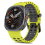 Tech-Protect Iconband Pro bandje voor Samsung Galaxy Watch Ultra 1 / 2 (2024-2026), 47 mm, limoengroen/zwart
