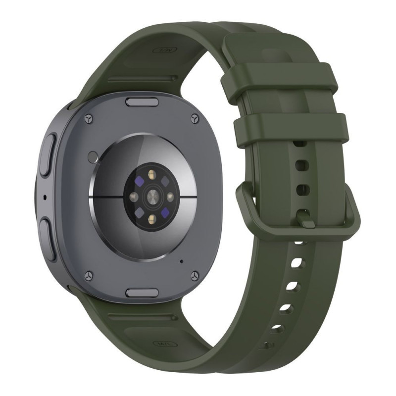 Tech-Protect Silicone Evo bandje voor Samsung Galaxy Watch 8 / 9 / Classic (40 / 44 / 46 mm), legergroen