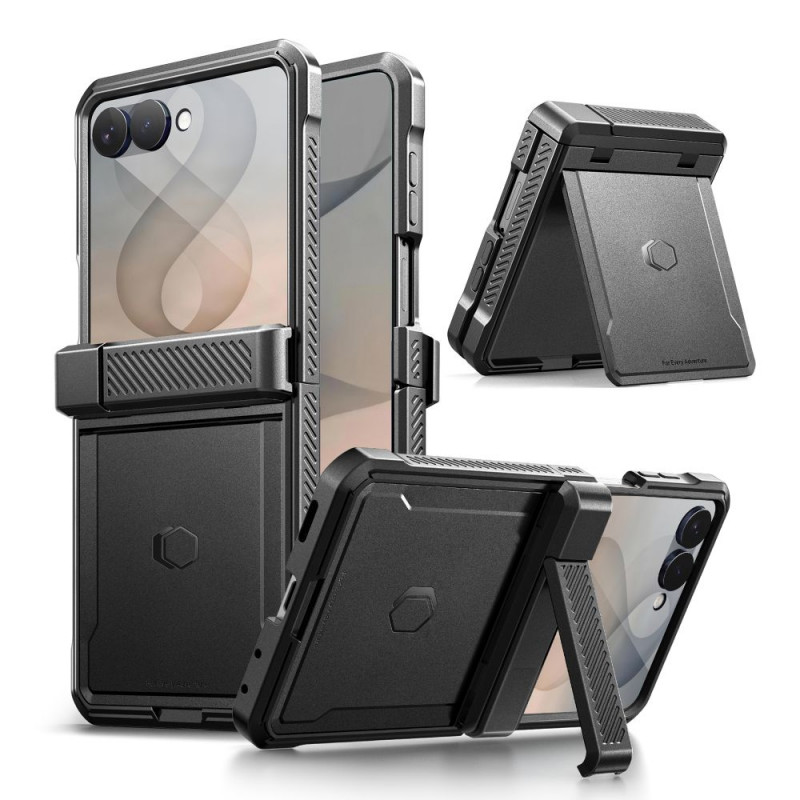 Tech-Protect Kevlar Pro hoesje voor Samsung Galaxy Z Flip 8, zwart