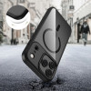 Tech-Protect MagMat MagSafe hoesje voor Apple iPhone 17 Pro Max, zwart/transparant