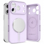 Tech-Protect Silicone MagSafe hoesje voor Apple iPhone 17 Pro, mauve, THP4521