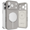 Tech-Protect Silicone MagSafe hoesje voor Apple iPhone 17 Pro, steengrijs