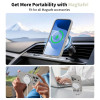 Tech-Protect Silicone MagSafe hoesje voor Apple iPhone 17 Pro, steengrijs
