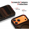 Tech-Protect MagHybrid MagSafe hoes voor Apple iPhone 17 Pro, zwart/rood