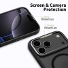 Tech-Protect MagEdge MagSafe hoes voor Apple iPhone 17 Pro, mat zwart/donker metaalgrijs