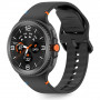 Tech-Protect Silicone bandje voor Samsung Galaxy Watch 8 / 9 / Classic 40/44/46 mm, zwart