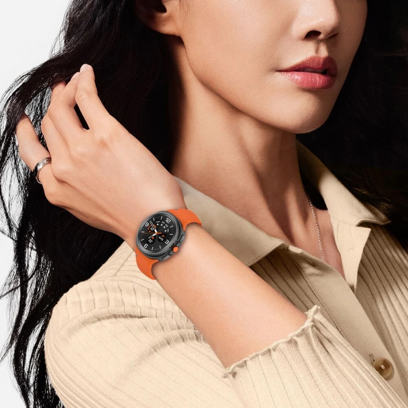 Tech-Protect Silicone bandje voor Samsung Galaxy Watch 8 / 9 / Classic 40/44/46 mm, zwart