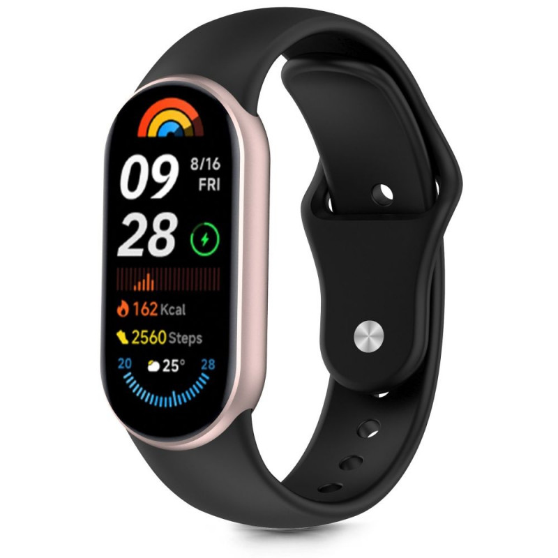 Tech-Protect Iconband Pure bandje voor Xiaomi Smart Band 8 / 9 / 10 / NFC, zwart
