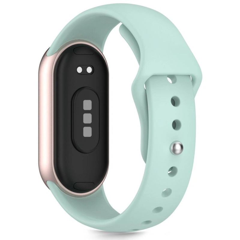 Tech-Protect Iconband Pure bandje voor Xiaomi Smart Band 8 / 9 / 10 / NFC, zachte mint
