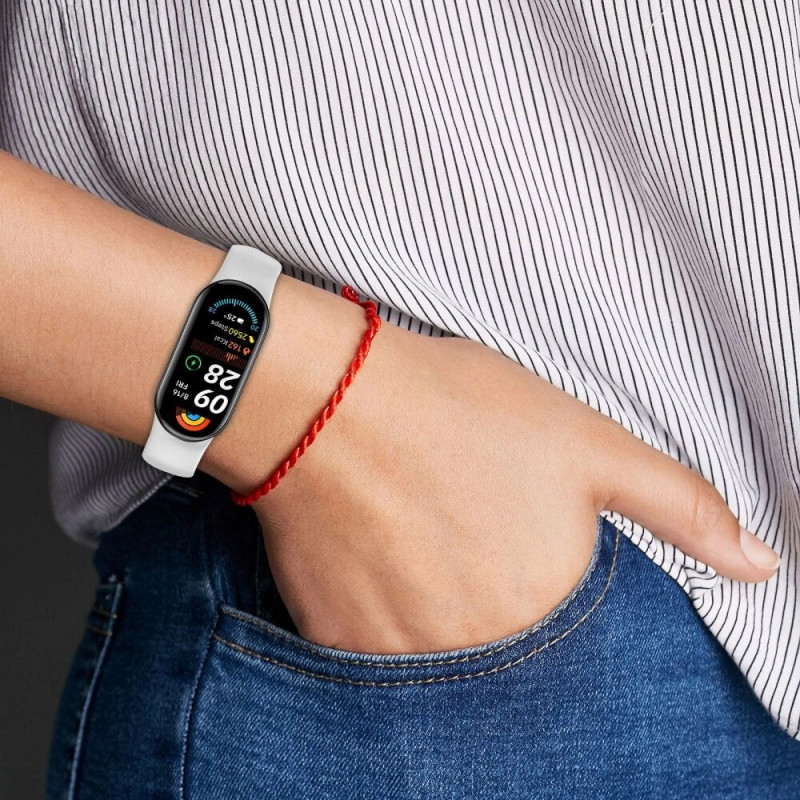 Tech-Protect Iconband Pure bandje voor Xiaomi Smart Band 8 / 9 / 10 / NFC, zachte mint